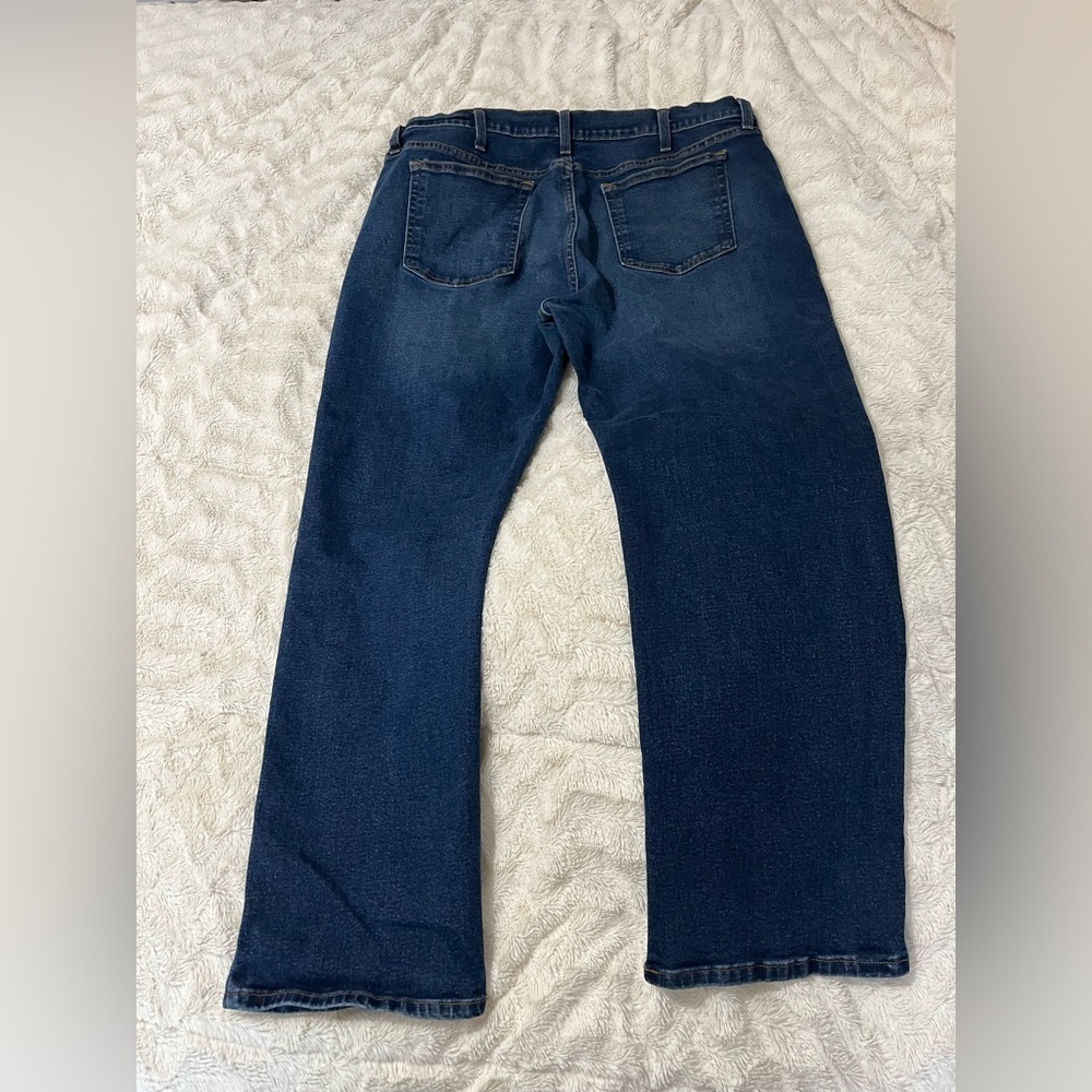 George Men's Relaxed Fit Dark Blue Jeans 40x30 - Picture 2 of 4